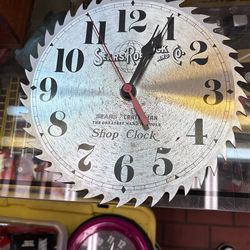 Sears & Roebuck Advertisement Craftsman Saw Clock