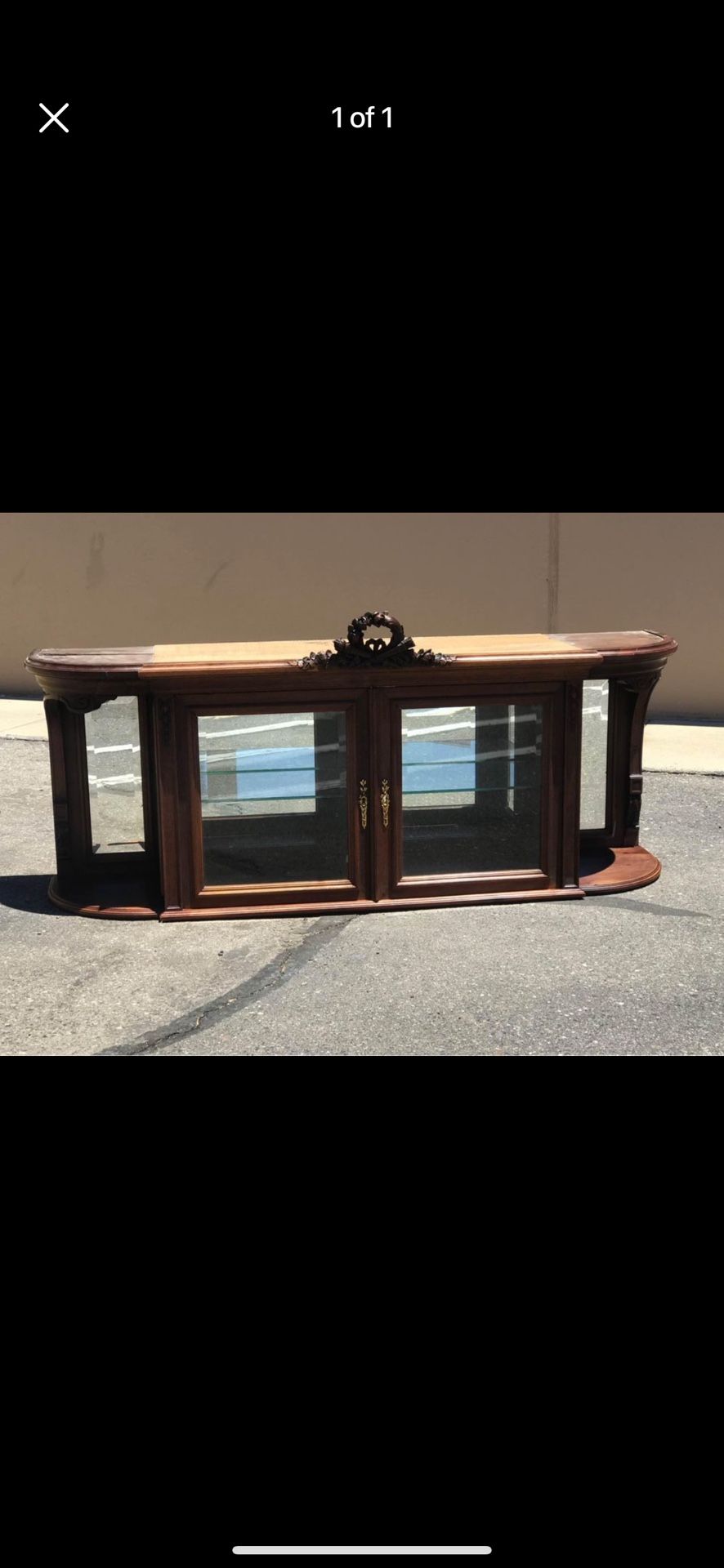 Antique Display Cabinet 