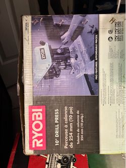 Brand new in box Ryobi 10 inch drill press