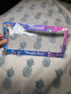 Disneyland Magic Key License Plate Frame