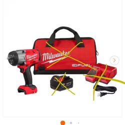 Model # 2967-21B   M18 FUEL 18V Lithium-Ion Brushless Cordless 1/2 in. Impact Wrench w/Friction Ring Kit w/One 5.0 Ah Battery and Bag