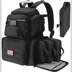 TIDEWE Tactical Range Backpack with Removable Divider, One Size, Black