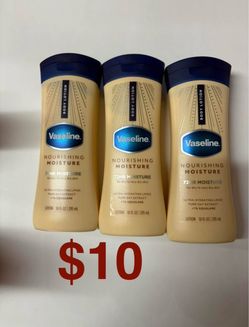 Vaseline Nourishing Moisture Body Lotion 3-Pack