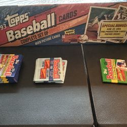 TOPPS Baseball Cards Complete Set 1993 Series 1&2