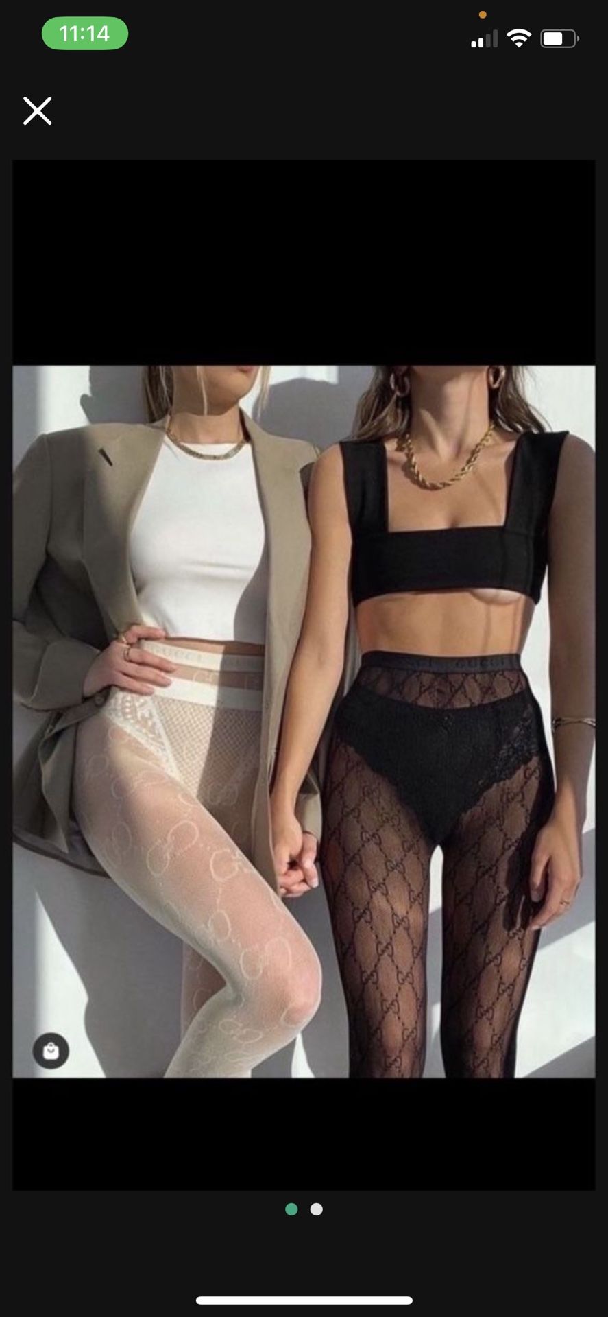 GG Fishnet Tights