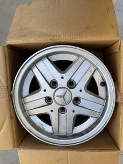 4 Original 1986 Gwagen Wheels, Mercedes 280GE