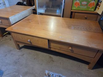 Furniture Set, solid maple, coffee table, end, and console table