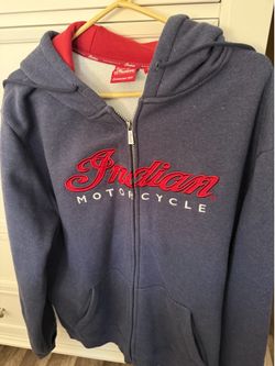 Indian  Motorcycle zippered hoodie