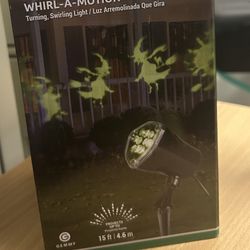 Gemmy LED LightShow Projection Whirl A Motion Witch Twirling Swirling Light