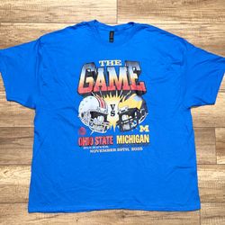 Ohio State Buckeyes vs Michigan Wolverines The Game Graphic T Shirt Mens 3XL