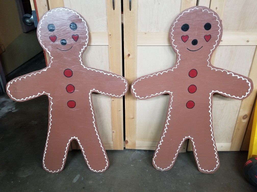Gingerbread Man - Christmas, Wood, Handpainted