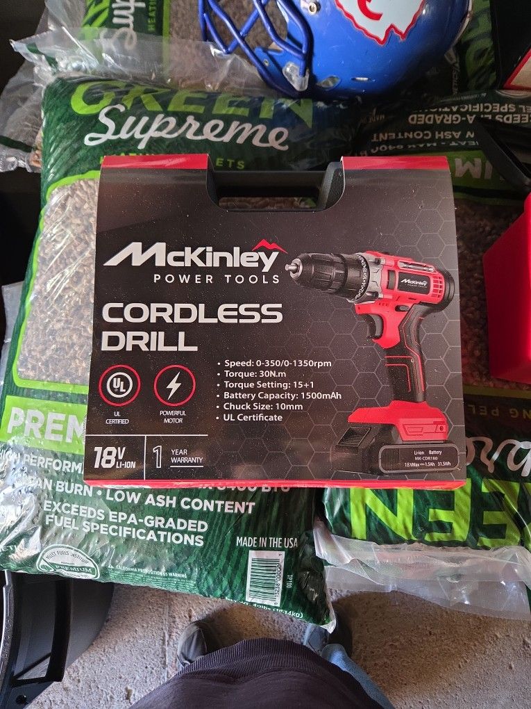 McKinley Cordless Drill New