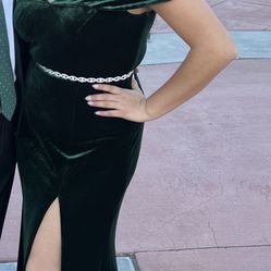 Hunter Green Formal Dress