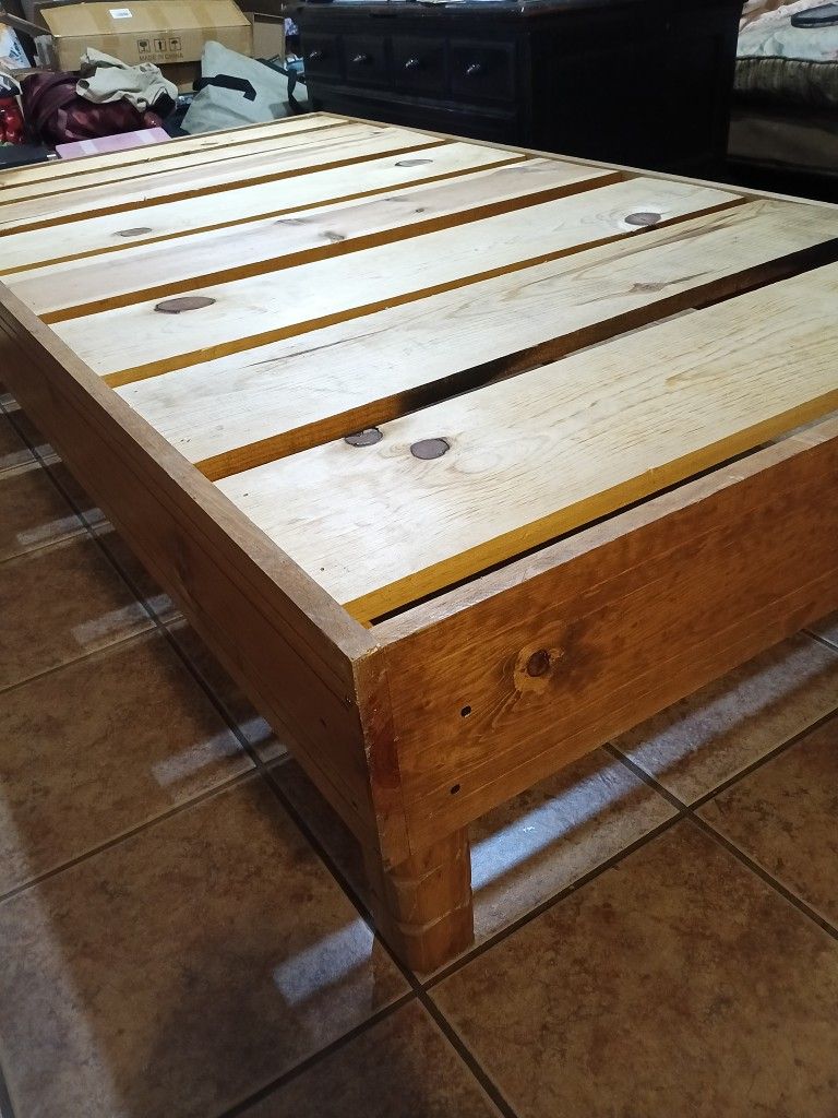 Solid Wood Single Bed Frame