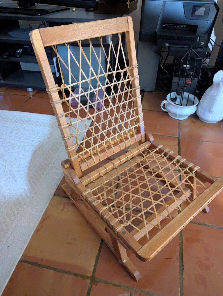 Vintage Snow Shoe Chair – Handcrafted in Vermont