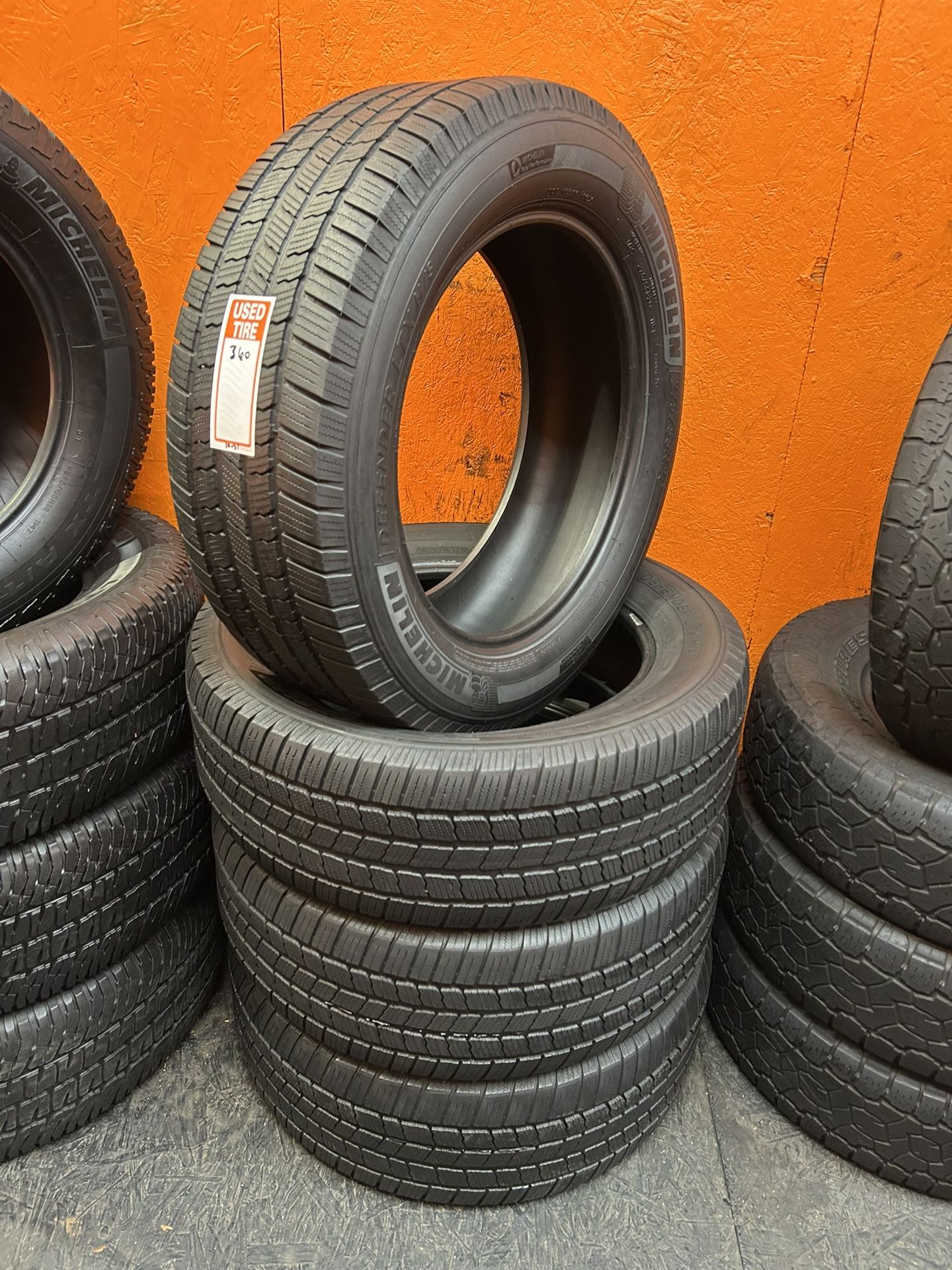 275/55R20 Michelin Defender LTX Full Tire Set