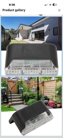 Fafeicy 17PCS Outdoor Stair Lights Solar Powered Warm Light for Garden Stair Deck 62 10$