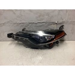 2017 2018 2019 TOYOTA COROLLA LEFT HEADLIGHT LED OEM USED