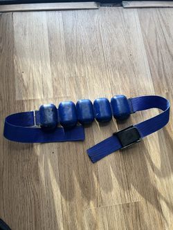 Belt With 15 Lbs Coated Weights 