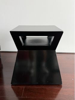 Black Modern Nightstand - Pier 1