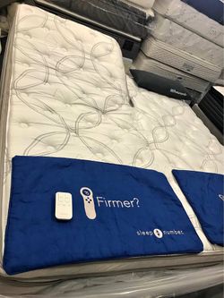 Split Top King Sleep Number MattressWith Adjustable Bed Bases $1800  Free Delivery!! 