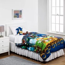 Sonic soft reversible twin comforter only new firm price