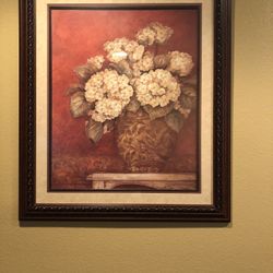 Picture With Floral Print
