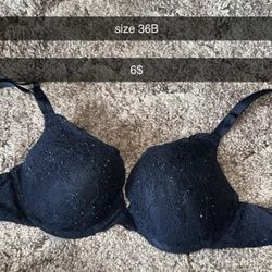 black bra