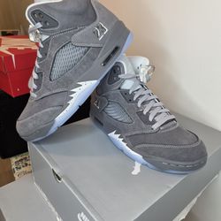 Jordan 5 Retro  Wolf Grey  Size 9