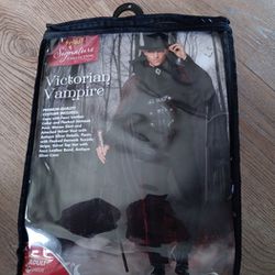 Signiture Adult Costume From Spirit Halloween  Victorian Vampire Mens Size Large