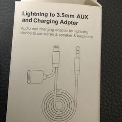 2 In 1 Lightning To 3.5mm Male Stereo And Charging