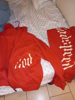 Godspeed mens sweatsuite red size large