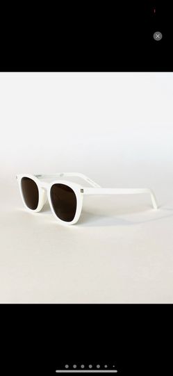 Yves Saint Laurent x YSL Bone White Sunglasses