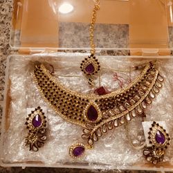 Indian Style Jwelery Set (Kundan)