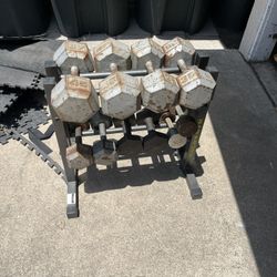 Dumbbell Weights With Stand