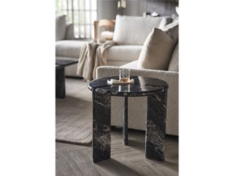 Magnus Golden Portoro Marble End Table