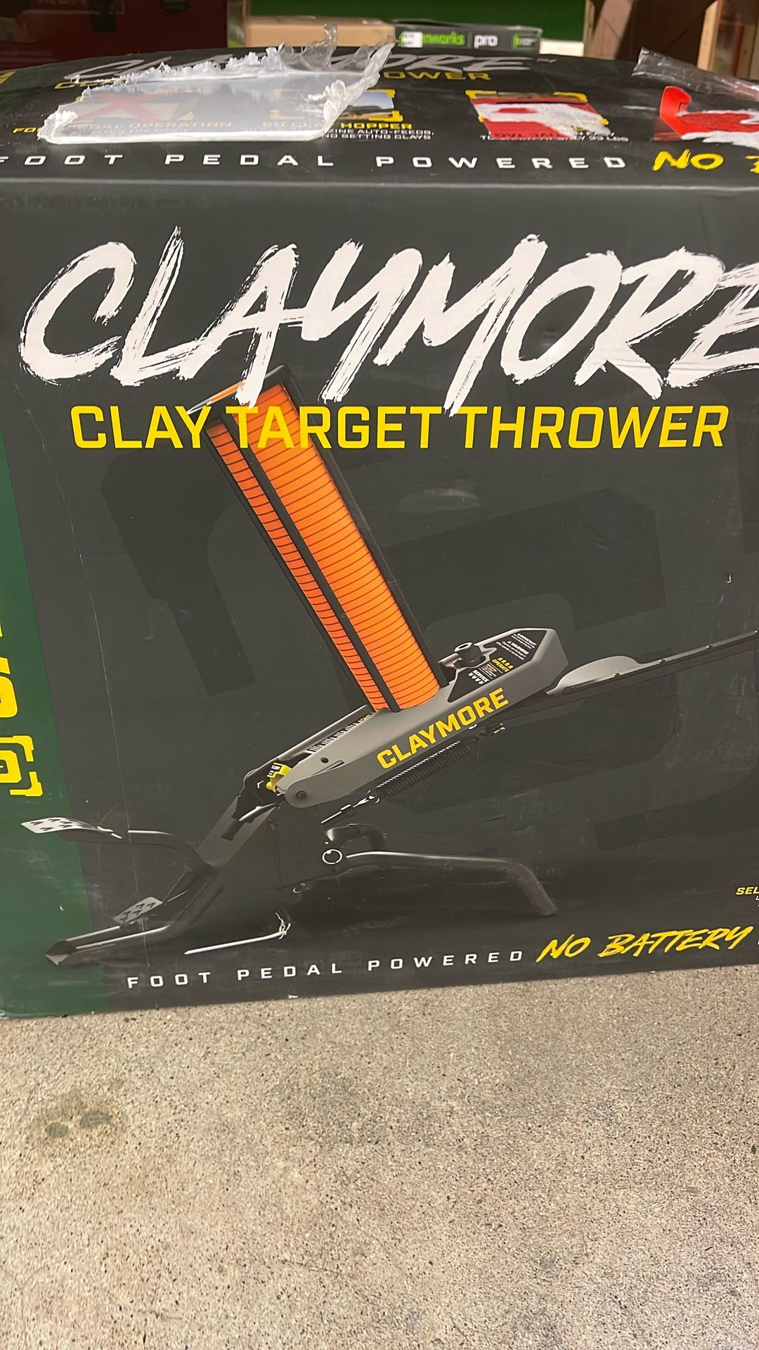 Claymore Clay Target Thrower Foot Pedal