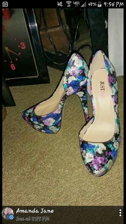 Floral heels