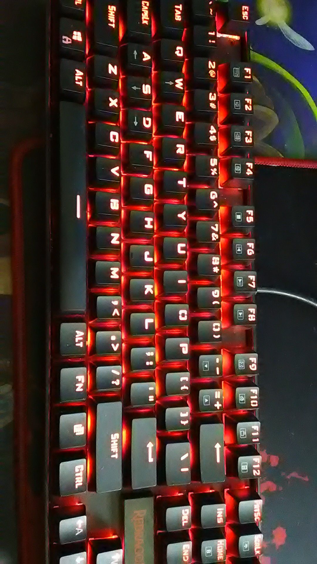 Red dragon keybored set PC gaming