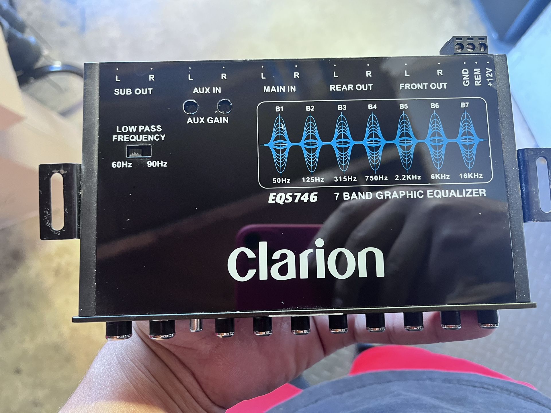 CLARION EQS746 EQUALIZER