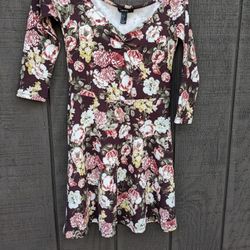 Floral Off The Shoulder Dress