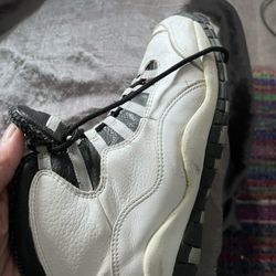 1994 OG Nike Air Jordan OG Steel Grey 10 X Toe Cap 130209 101 Size 