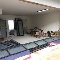 Garage Door Broken Spring Opener Off Track Adjustment Replace And Parts 