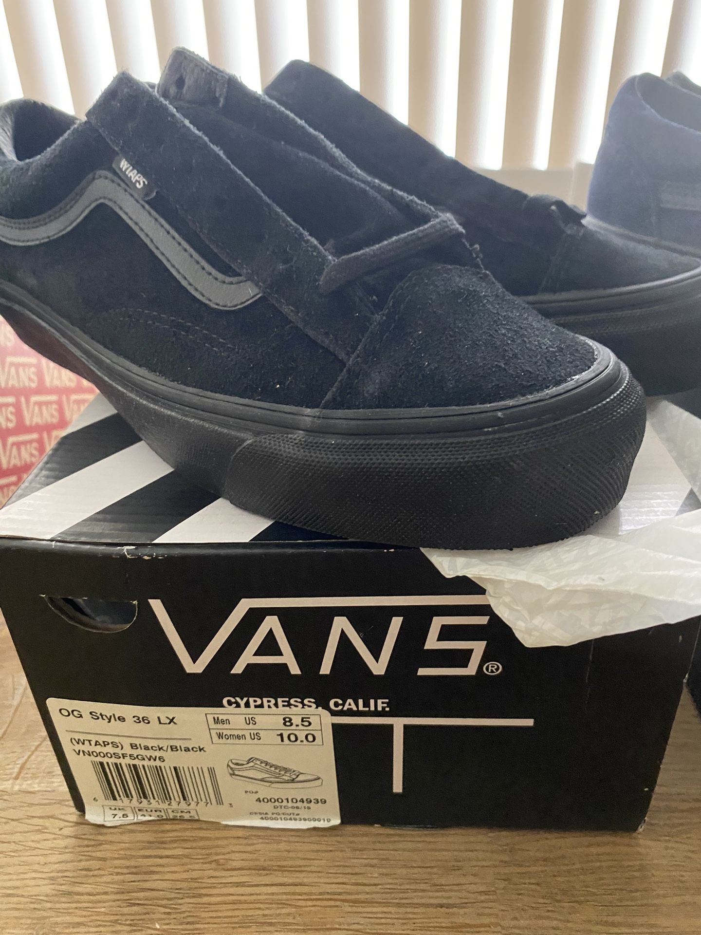 Vans WTAPS New Shoes
