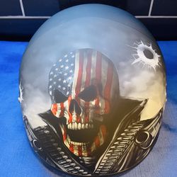 DOT approved Daytona Piston Skull motorcycle helmet