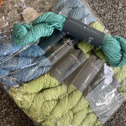 18- Skeins Knitting Yarn & Fibers($20 Each Skein Retail