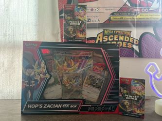 Hop's Zacian ex Box and Perfect Order Booster Bundle