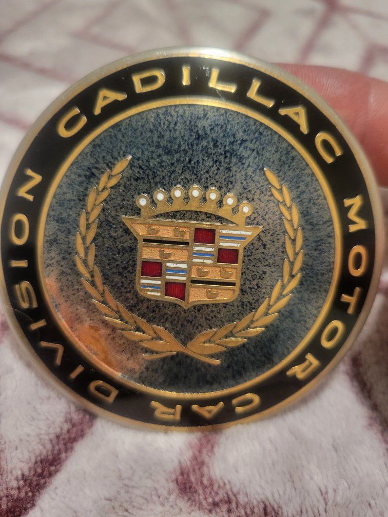 Gold Cadillac Emblem