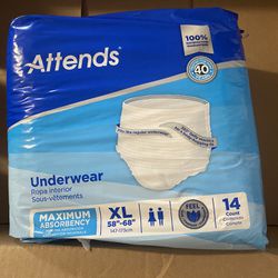 Attends Adult Diapers XL