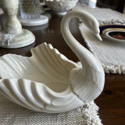 Lenox Swan Porcelain Bowl
